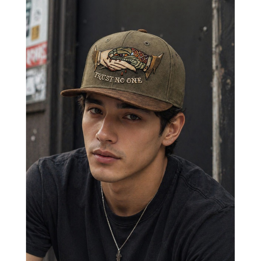 ต้นฉบับนําเข้าหมวก Snapback Gudback Trust เบสบอลหมวก Distro แฟชั่นผู้ชายผู้หญิง Hip Hop หมวก
