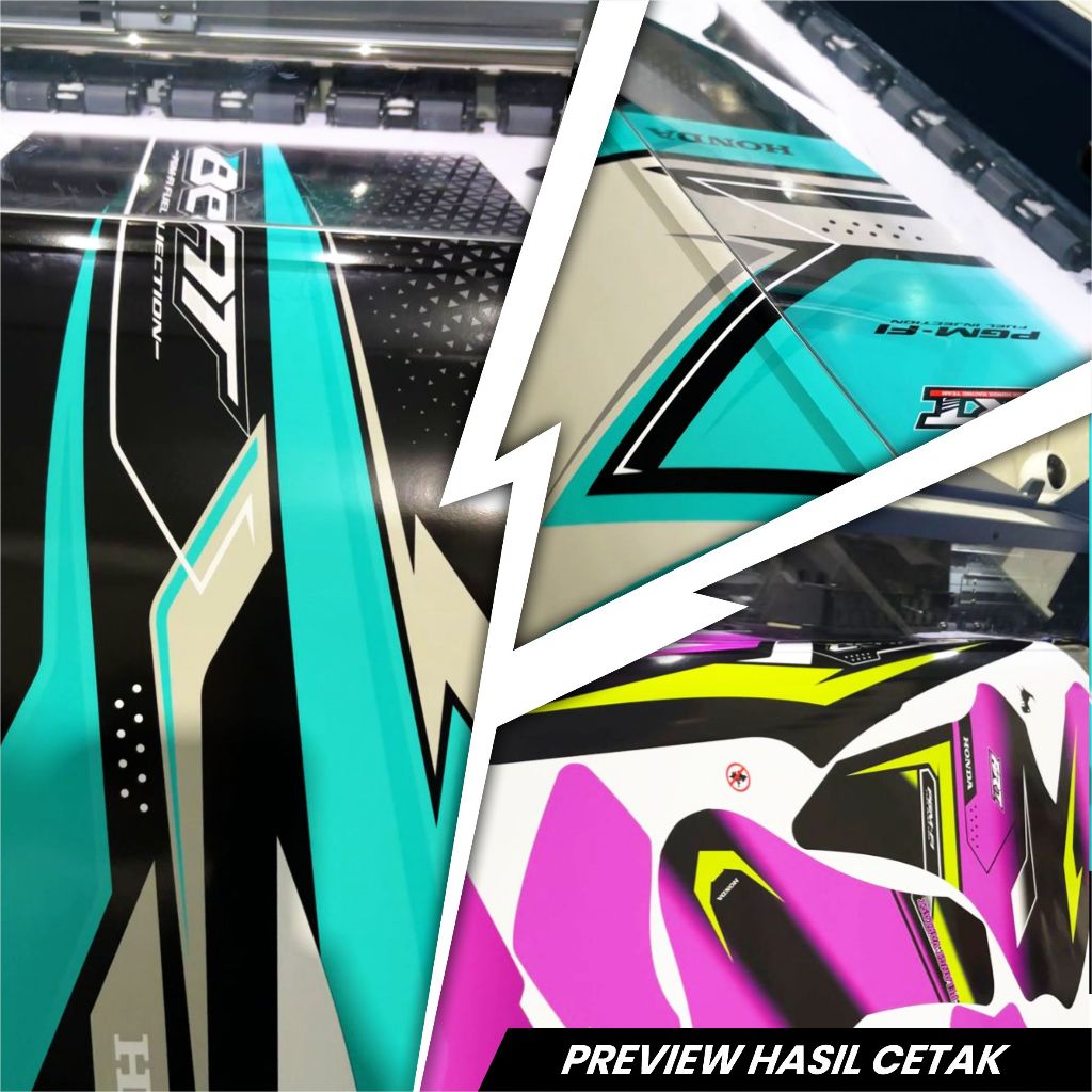 HONDA VARIO 125I 150 2018 FULL BODY RAINBOW GRADUATED รูปที่ 2