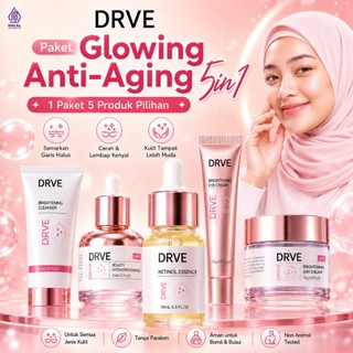 [COD] Drve Skincare Paket Bundling Barrier Repair Set 6x mengandung Niacinamide melembabkan memberi nutrisi dan memperbaiki kulit wajah Beauty Sets warna kulit jerawat pengelupasan kulit penghalang perbaikan Anti penuaan kulit halusMencerahkan bintik