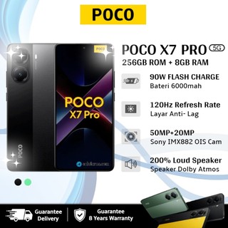 POCO X7 Pro 5G (256GB+8GB) | 6.67 inch CrystalRes 1.5K 120Hz AMOLED display | Dimensity 8400-Ultra | 90W HyperCharge 6000mAh