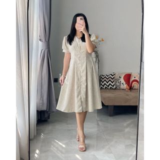Eliza Button Dress | Chirstmas Collections