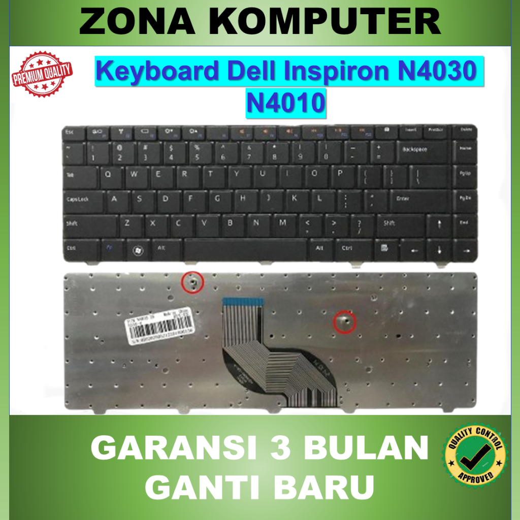 แป้นพิมพ์ Dell Inspiron 14V 14R N4010 N4020 N4030 N5020 N5030 M5030