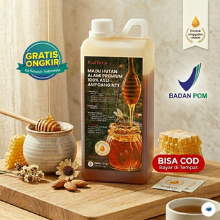 Nusa Nektar - Madu Hutan Alami 100% Asli Amfoang NTT isi 1 Kg | madu asli | madu murni | tanpa campuran | madu sehat | madu hutan | madu kesehatan | madu NTT