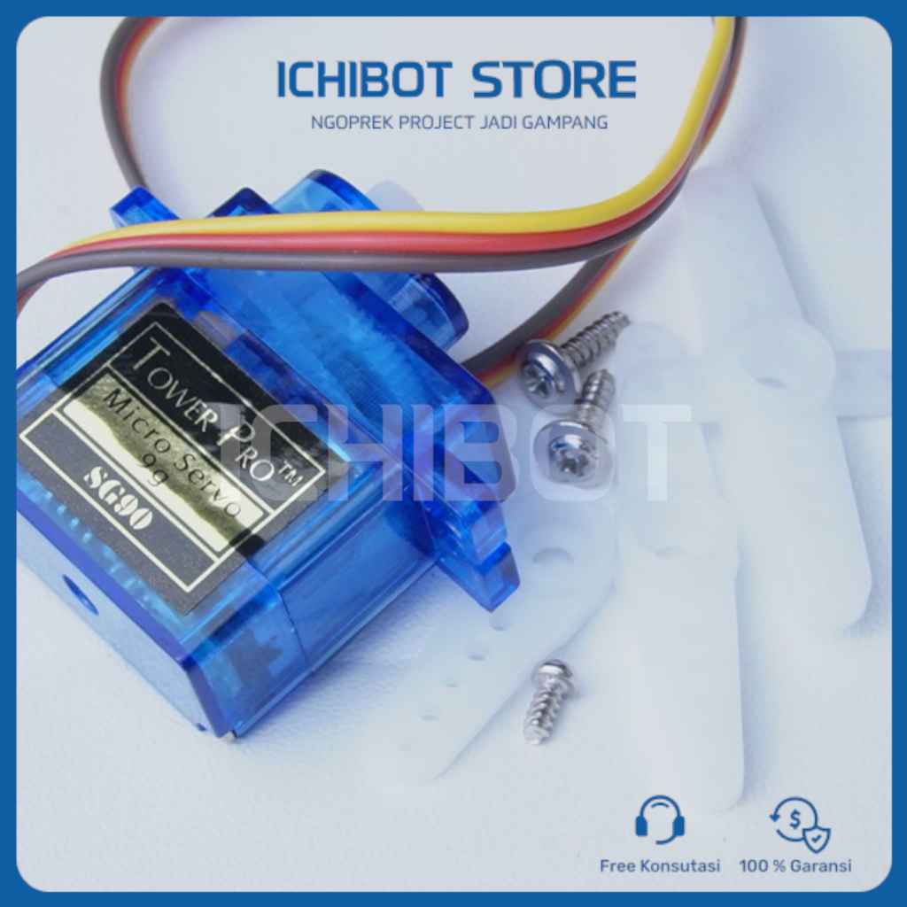 Servo SG90 Tower Pro 9g Micro การหมุนต่อเนื่อง 360 องศา Arduino