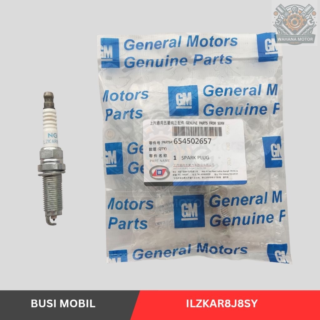 หัวเทียนรถยนต์ NGK ILZKAR8J8SY Iridium สําหรับ Wuling Almaz Turbo 1.5 - 1 ชิ้น