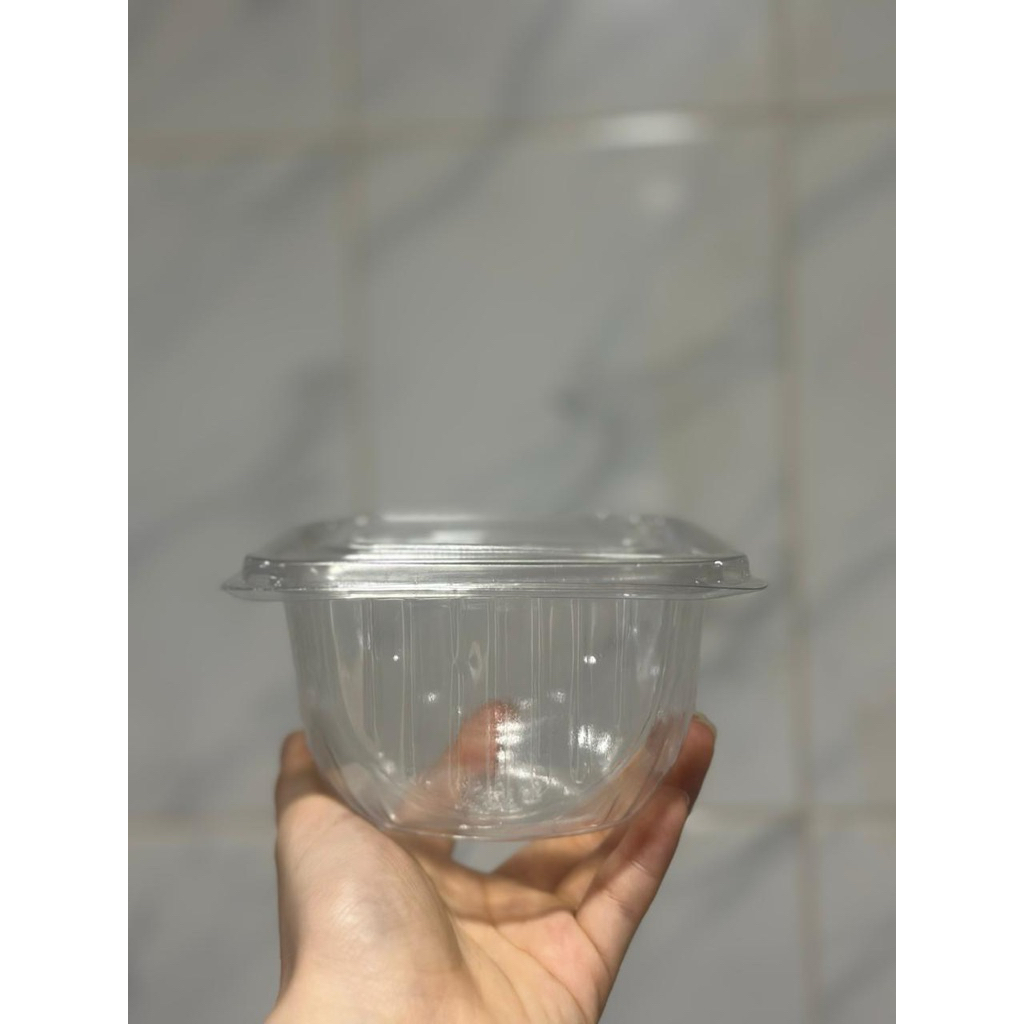 [20SET] สลัด 500ml Mica / สลัดผลไม้ Mica / Rujak Mica / Rujak ภาชนะ / ภาชนะสลัด / ชามพลาสติกใส