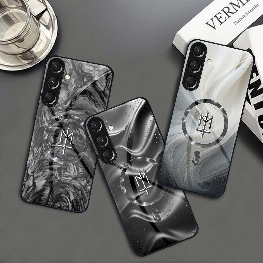 [57] Samsung A27 Glass Softcase - เคส Samsung A27 Glossy - เคสกระจก Samsung A27 - เคส Samsung A27 Gl