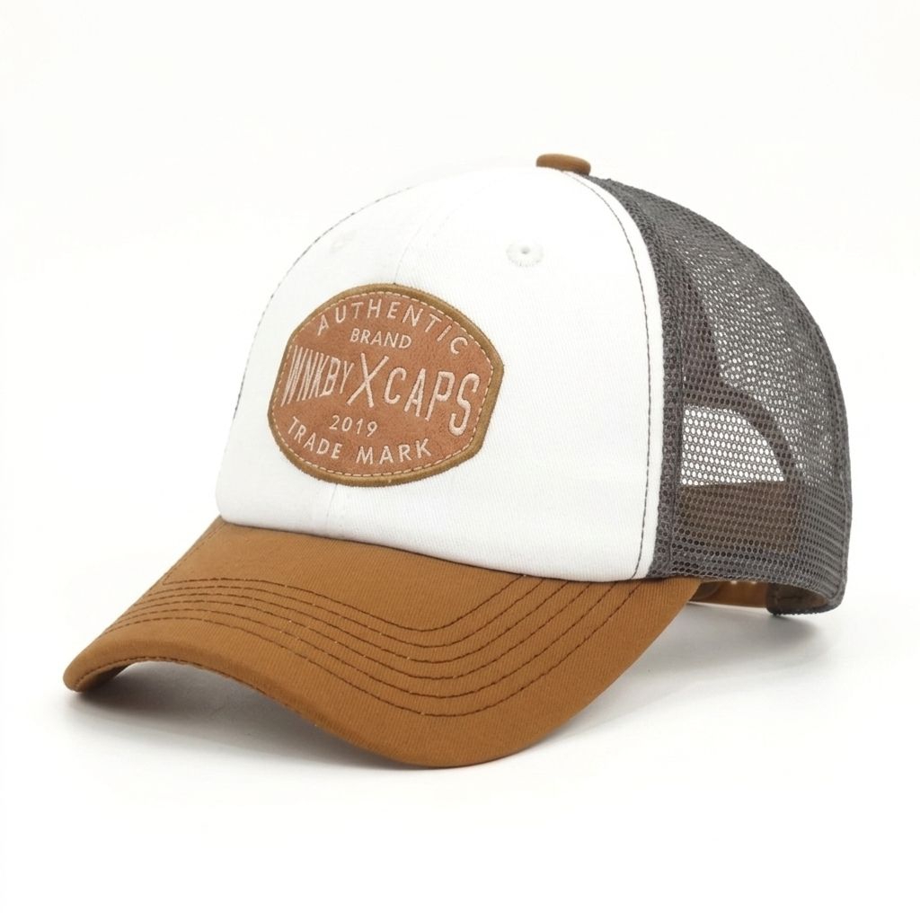หมวกรถบรรทุก Wankbay Unisex Trucker Cotton Rust