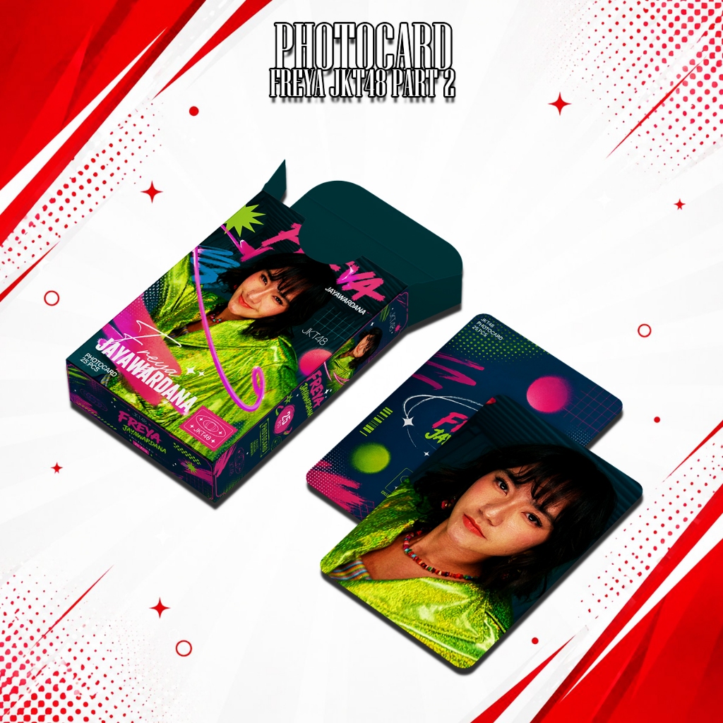FREYA JAYAWARDANA PHOTOCARD SET JKT48 310 GSM PREMIUM MEMBER