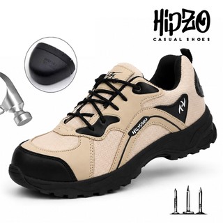 Sepatu Pria Safety Ujung Besi Original Hipzo Sneakers Kerja Pabrik Proyek Tambang M-65