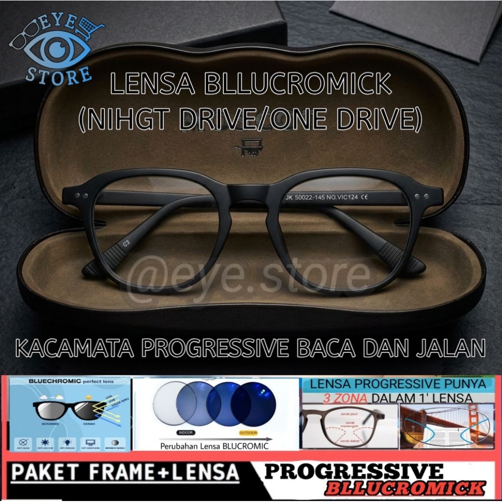PROGRESSIVE GLASSES PROGRESSIVE LENS BLLUCROMIC NIHGT DRIVE ONE DRIVE PROGRESSIVE FREAM MSXT BLIK