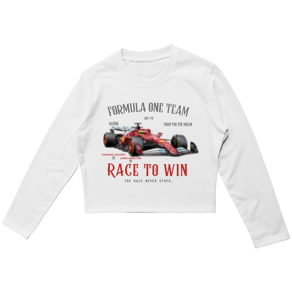 Longsleeves Baby Tee F3r- rr1 Race To Win