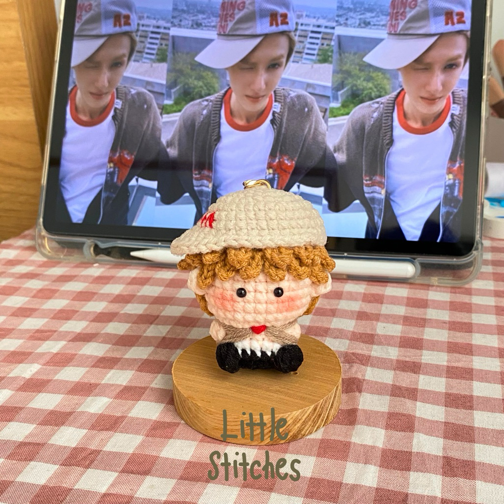 GANTUNGAN [LITTLESTITCHES] พวงกุญแจ Amigurumi PREMIUM CORTIS Chibi สมาชิก || PREMIUM CORTIS พวงกุญแจ