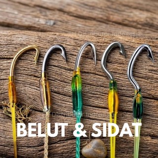 Pancing Belut dan Sidat Siap Pakai | Kail Pancing Belut dan Sidat Baja Kuat&Tahan Karat | Urek Belut