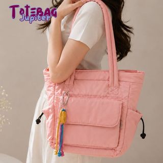 JUPITER - Totebag Fit 13 inch laptop notebook ipad Gratis Gantungan Tas Wanita Kuliah Parasut Waterproof Tab Ipad