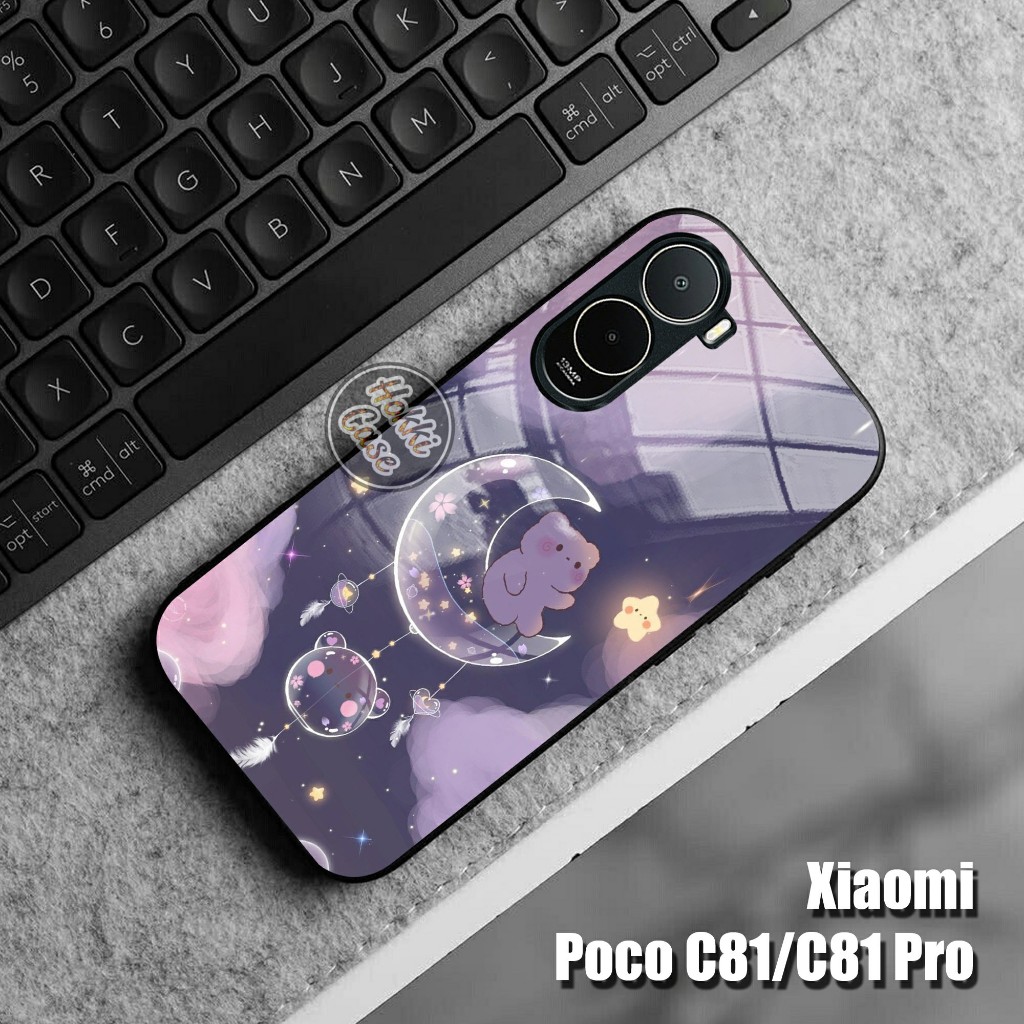 Poco C81 C81 Pro Case - Softcase Glass Poco C81 Pro C81 - Poco C81 Poco C81 Pro Case - Poco C81 Pro 