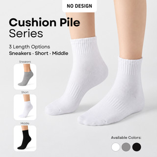 Kaos Kaki Korea Tebal Sport Nyaman Empuk PRIA & WANITA NO DESIGN Premium Socks