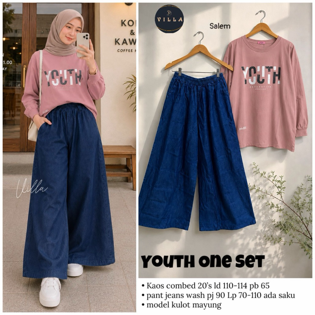 ชุดสูทกางเกงผู้หญิง Youth One Set โดย Villa Realpict