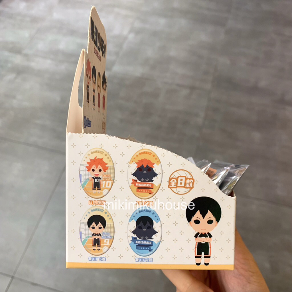 OHSOME NULLSET HAIKYU BADGE CHIBI SERIES รูป HAIKYU!! CHIBI BLIND BOX OH SOME OH!SOME ANIME MANGA BL