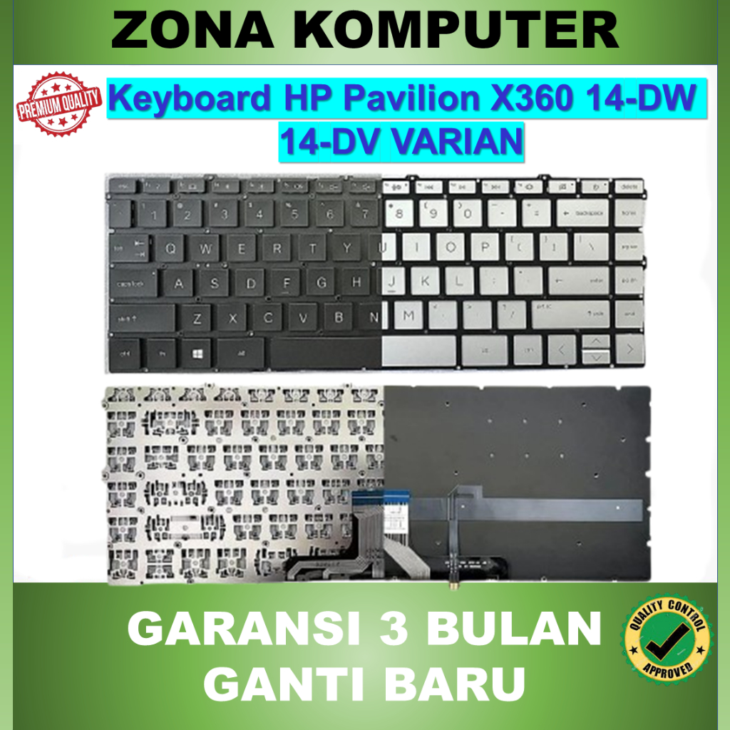 HP Pavilion X360 14-DW 14-DW1000 14T-DW000 14t-DW100 DW0052TU 14-DV0003TX 6070B คีย์บอร์ด1744903 ไฟพ