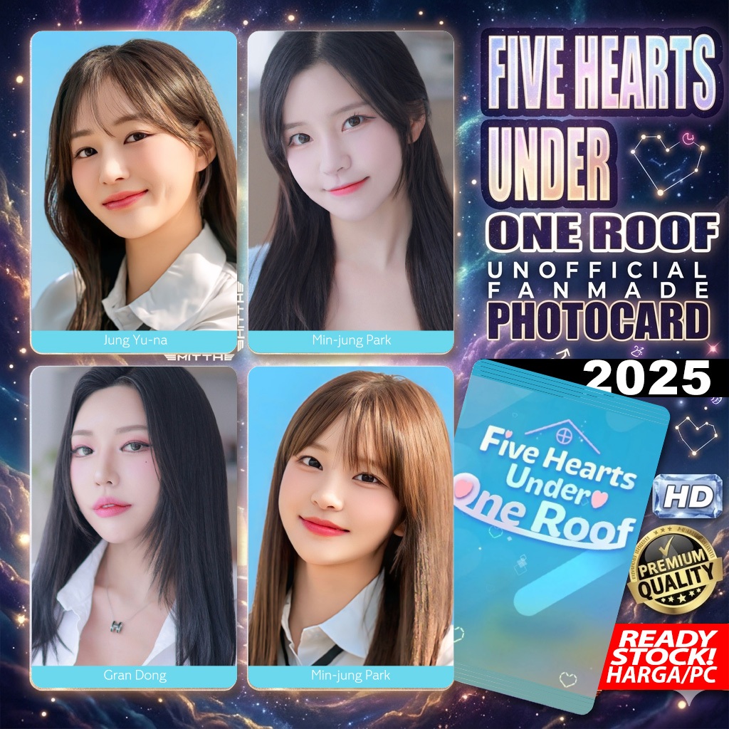 Five Hearts Under One Roof Photocard KPOP ล่าสุด 2025