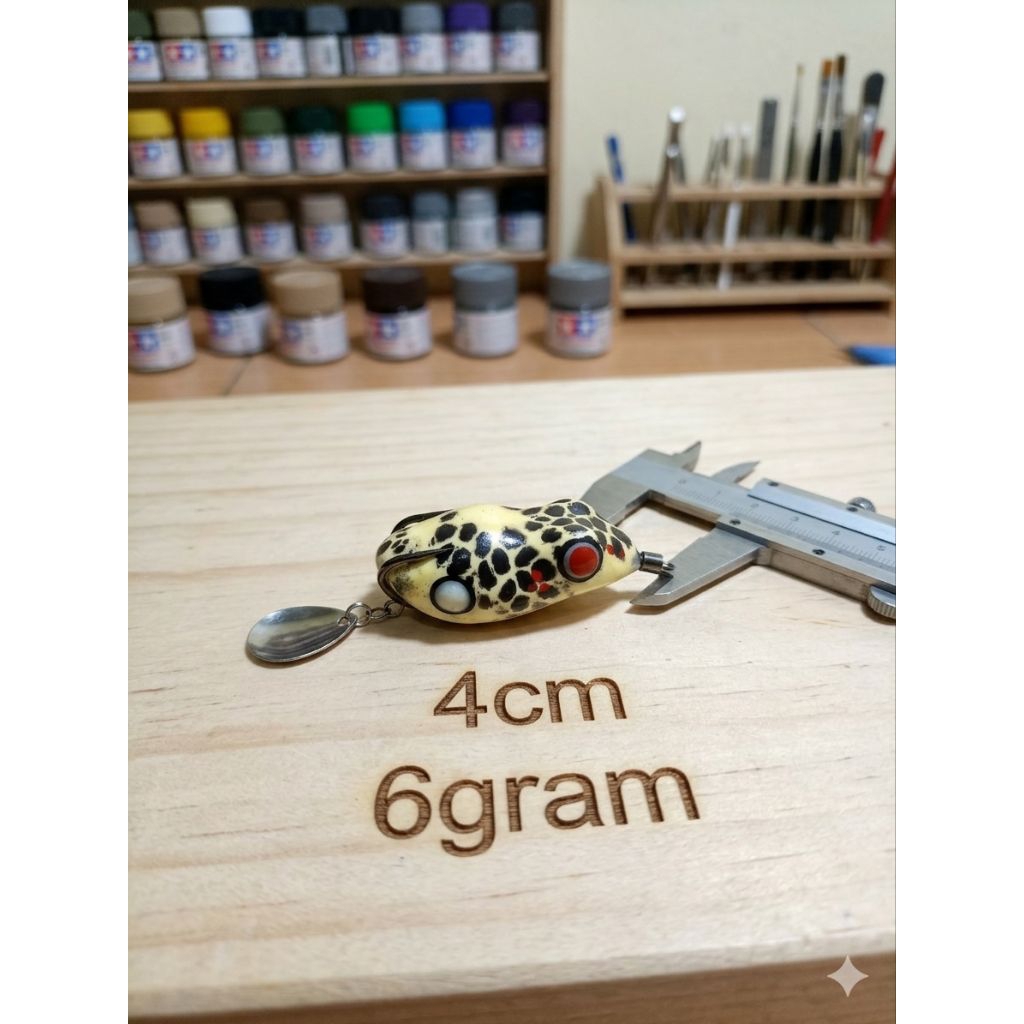 กบอ่อน 4CM 6GRAM HOOK 2/0