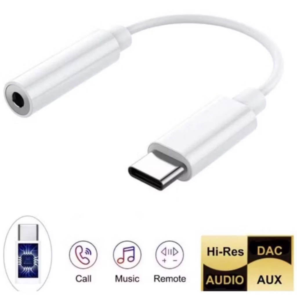 USB TYPE C ถึง AUDIO 3.5 มม.AUX CONVERTER อะแดปเตอร์แจ็คชุดหูฟัง USB-C ถึง AUX