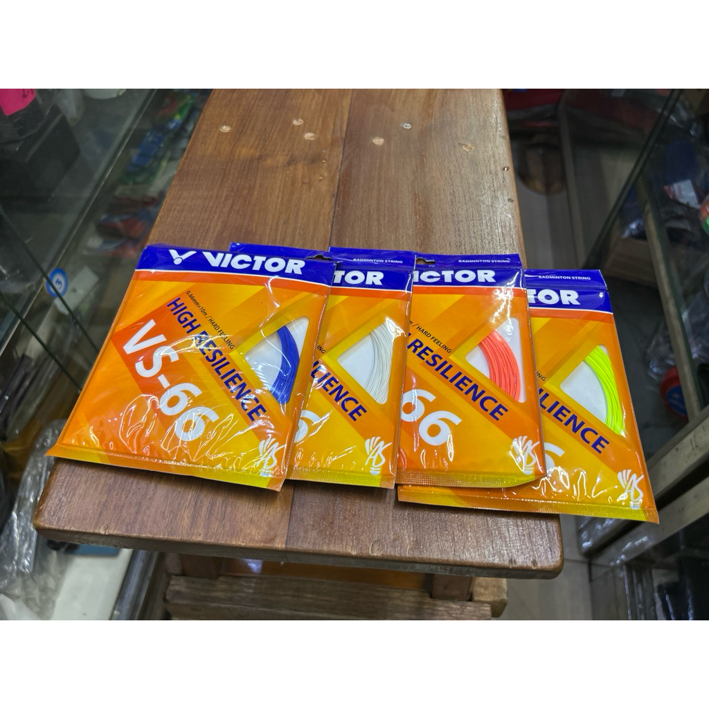 VICTOR VS 66 HIGH RESILIENCE HARD FEELING BADMINTON STRINGS