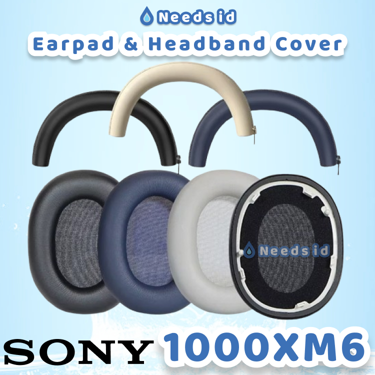 Sony WH-1000XM6 / 1000XM6 Earcup Pad Cup Cushion ฟองน้ําโฟมเปลี่ยน