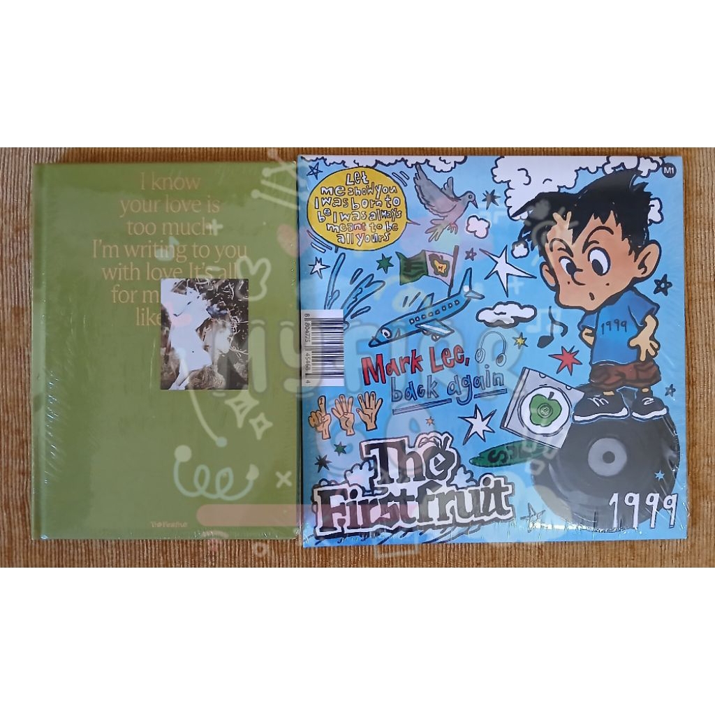 ALBUM MARK - THE FIRSTFRUIT (PHOTOBOOK VER, PB, SQUARE FLAP VER, MARK LEE, SEALED, OFFICIAL)