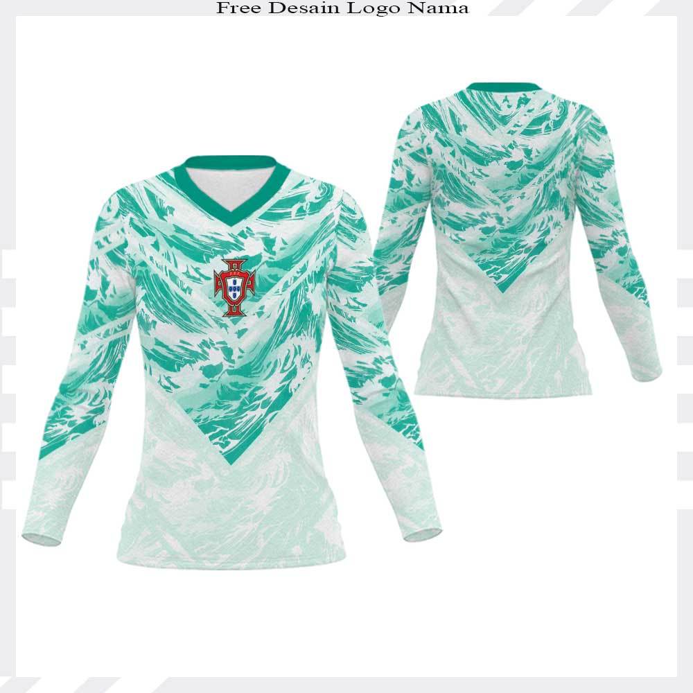 JERSEY LONG SLEEVE TOP COOL FULLPRINT CONTINGENT PORTUGAL JERSEY