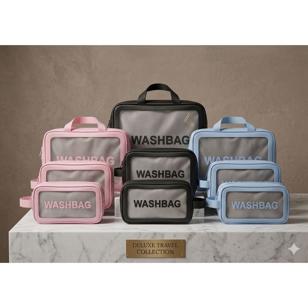 กันน้ํา Washbag Travel Washbag Travel Washbag กระเป๋าเครื่องสําอาง