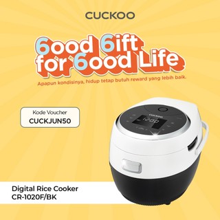 CUCKOO Digital Rice Cooker 1.8 L CR-1020F/BK Magic Com Penanak Nasi