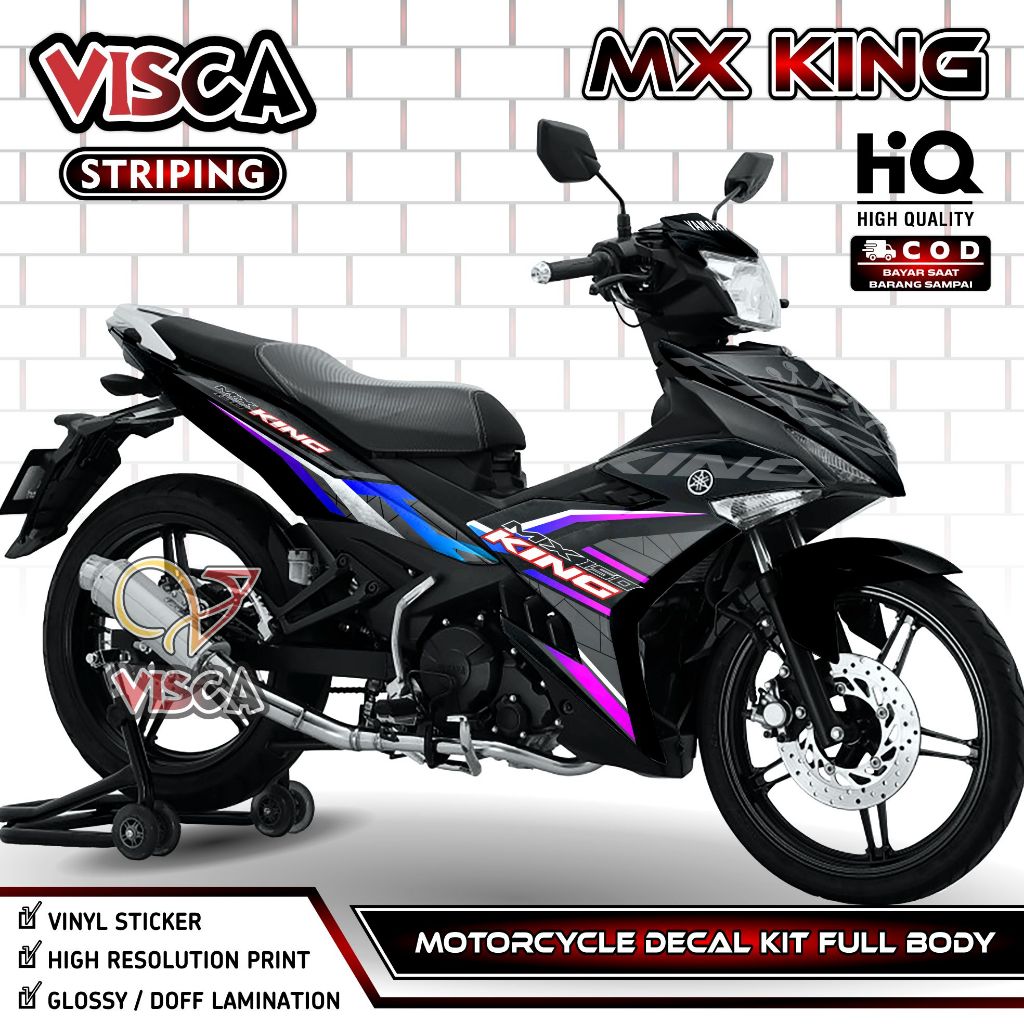 Decal Mx King 150 Full Body - Decal Mx King 150 Full Body - สติ๊กเกอร์ Mx King 150 Full Body Variati