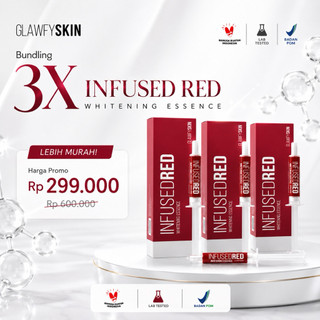 Glawfyskin [ Bundling 3pcs ] Infused Red Whitening Essence