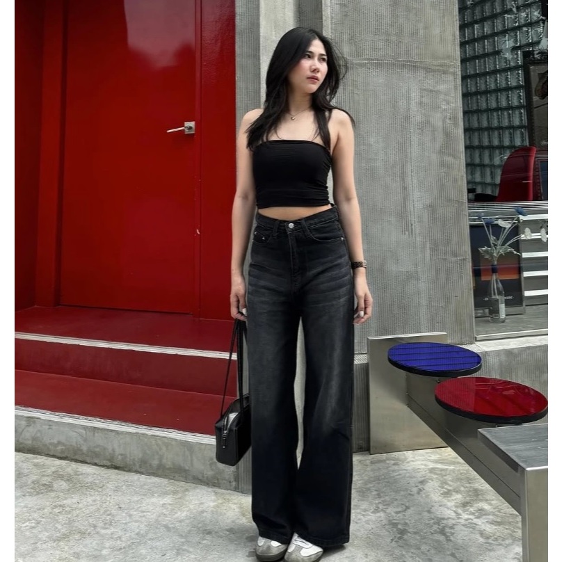 Highwaist Oversize Baggy Loose Weekend Jeans KOREAN BAGGY STRAIGHT JEANS BB