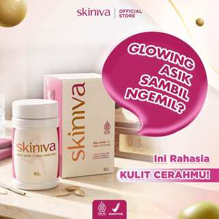SKINIVA Collagen Drink - Kolagen Pemutih Badan | MENCERAHKAN KULIT WAJAH cepat Colagen glutathione