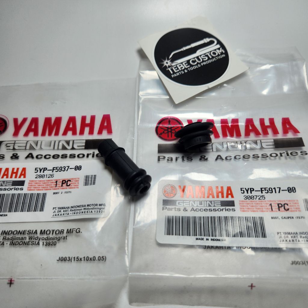 ยางลําไส้ซีลฝุ่น Caliper Pala Babi ด้านหน้าด้านหลังดิสก์เบรก Mio Soul Mio Smile Fino คาร์บูเรเตอร์ 5
