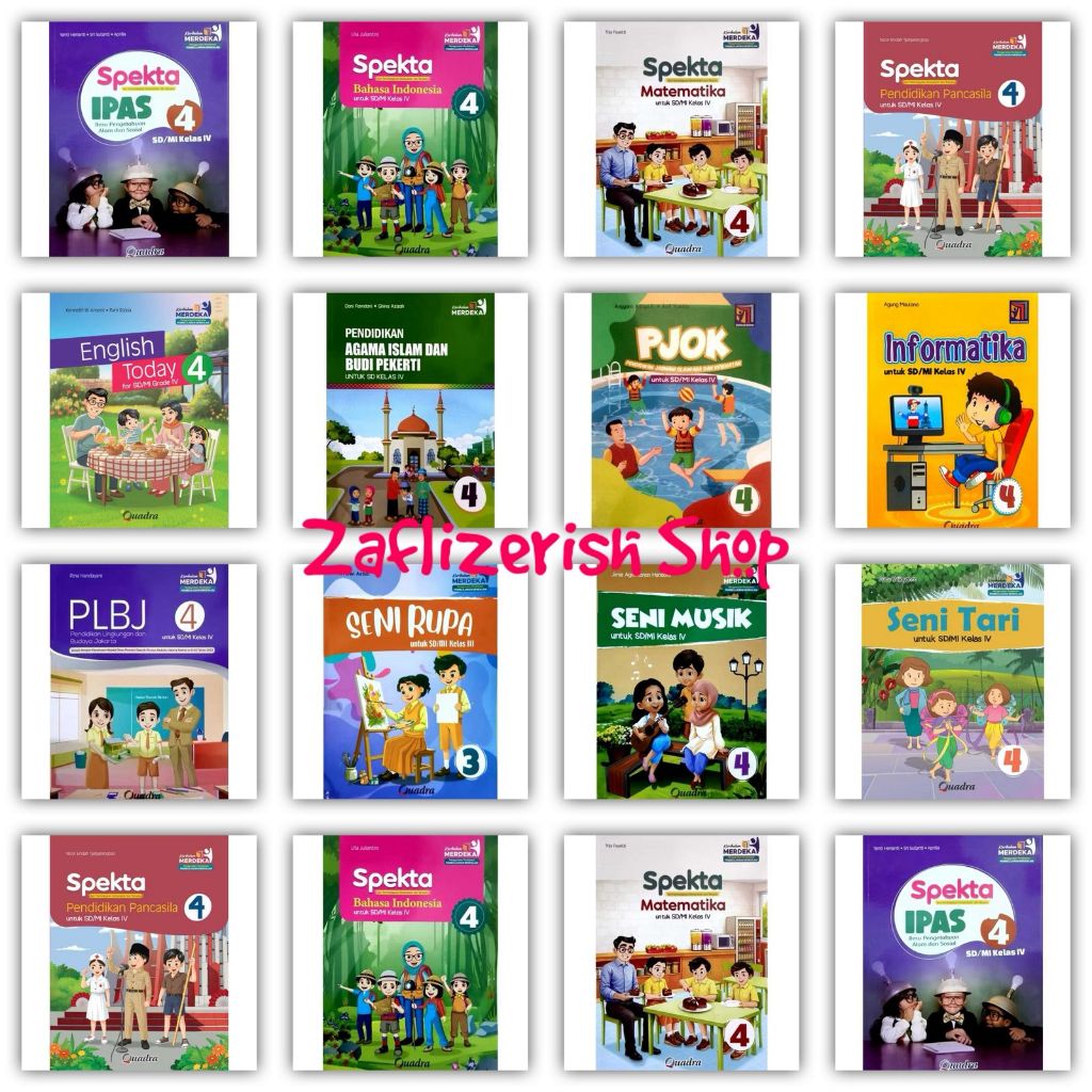 QUADRA - SPECTA BOOK สําหรับชั้นประถมศึกษาปีที่ 4/โรงเรียนประถมศึกษาอิสลาม Independent Curriculum - 