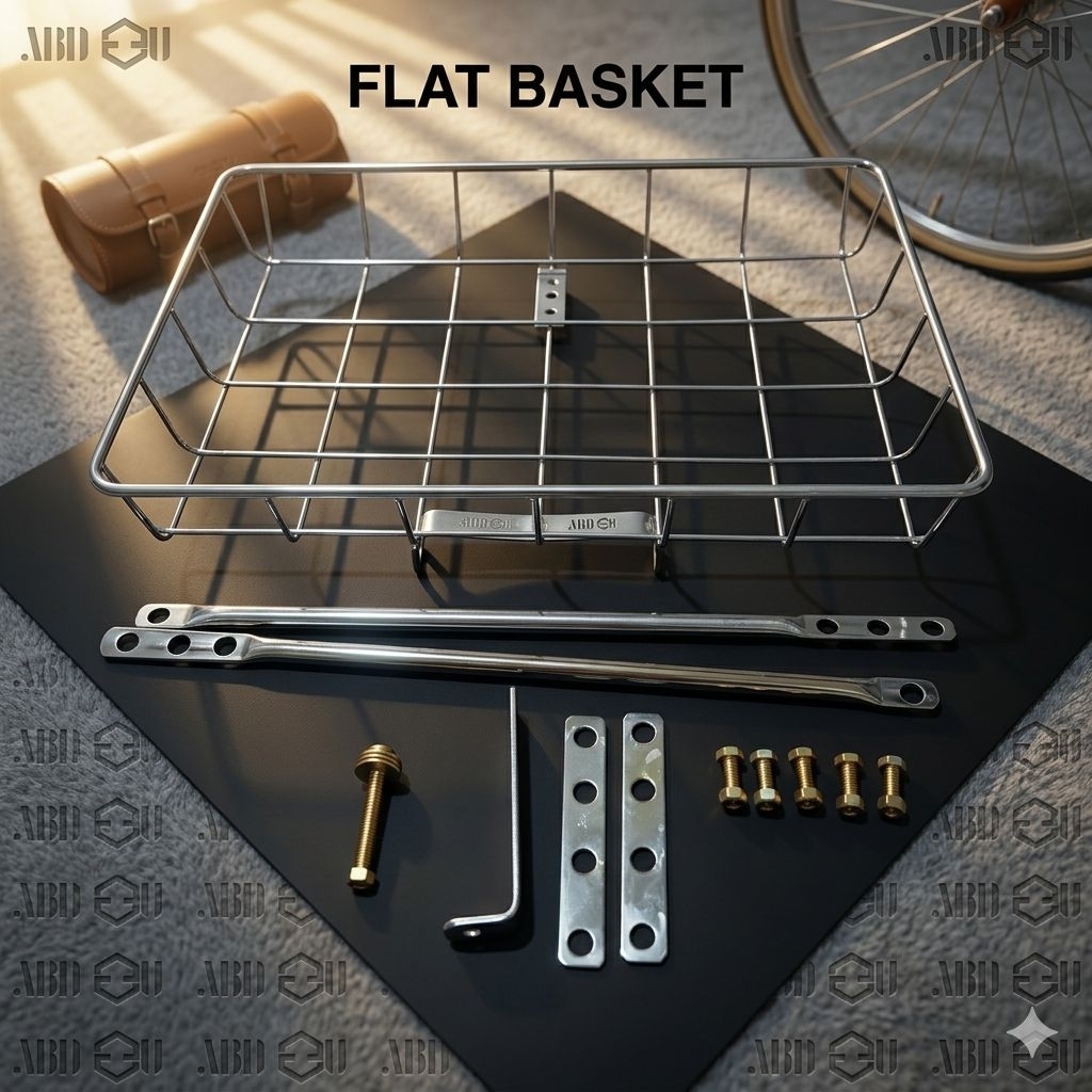 FLAT BASKET UNIVERSAL FLAT BIKE FRONT RACK FIXIE COMMUTER BIKE FOLDING BIKE FEDERAL MTB