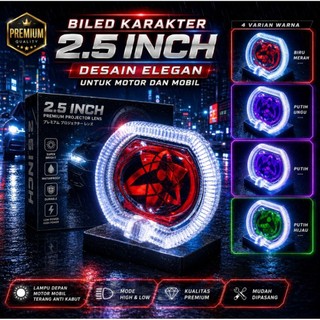 LAMPU BILED SHARINGAN MINI 2,5 INCHI SENJA WHITE