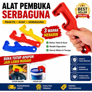 OPN - PEMBUKA GALON CAT DAN GALON AIR MINERAL SERBAGUNA PRAKTIS-untuk memudahkan membuka galon