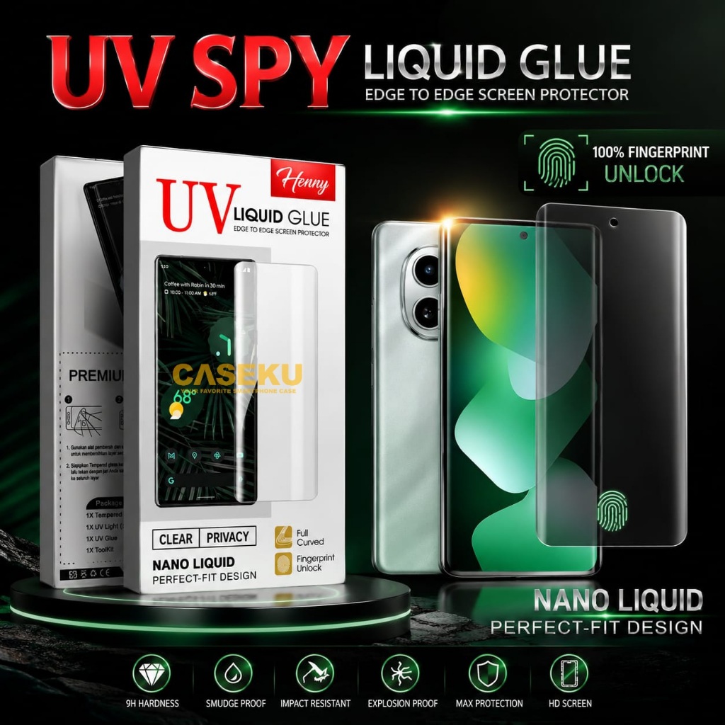 LAYAR กระจกนิรภัย UV Anti Spy Anti Peep สําหรับ Note Edge Infinix 50S 5G Plus Infinix หมายเหตุ 40S I