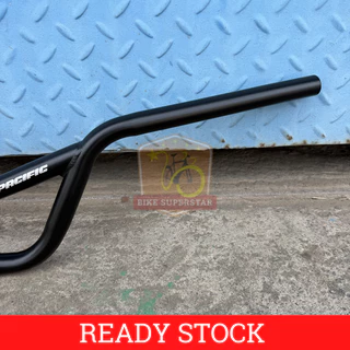แฮนด์จักรยาน BMX Freestyle รุ่น M 3 Spokes SP-D155 Pacific 25.4 เหล็กสีดํา