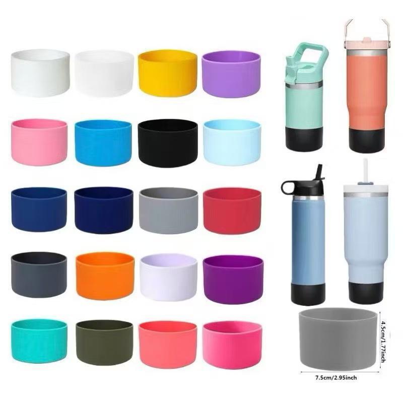 TMU061 SILICON TUMBLR PROTECTOR TUMBLR STAINLESS DRINKING Bottle - Boot For All Tumbler 24oz Owala B