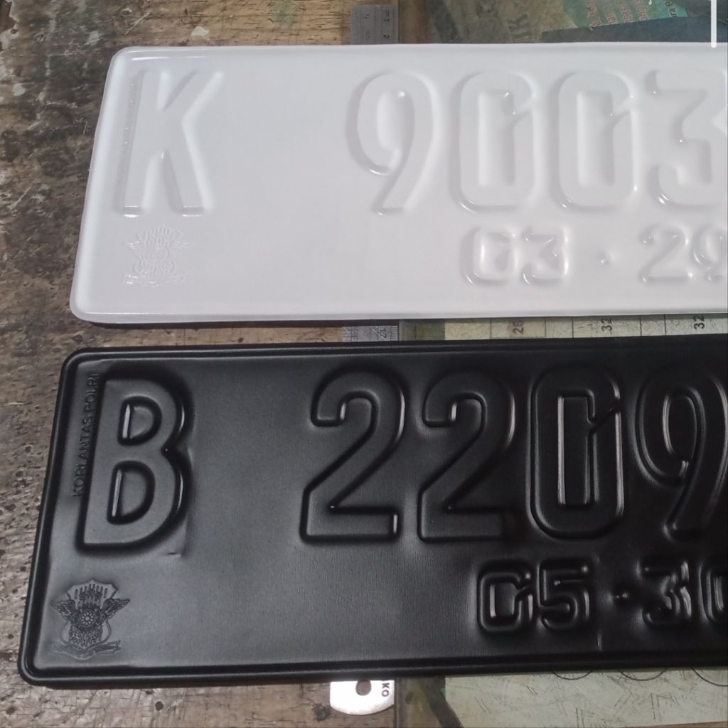 จานตัวเลขรถยนต์มาตรฐาน | ใหม่ FONT & OLD FONT