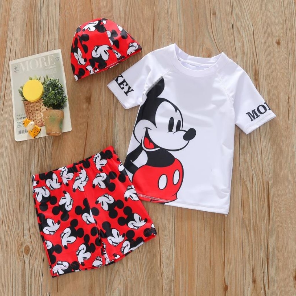 ชุดว่ายน้ํา Mickey Kids LKB-21266-2 / ชุดว่ายน้ําเด็กผู้ชาย