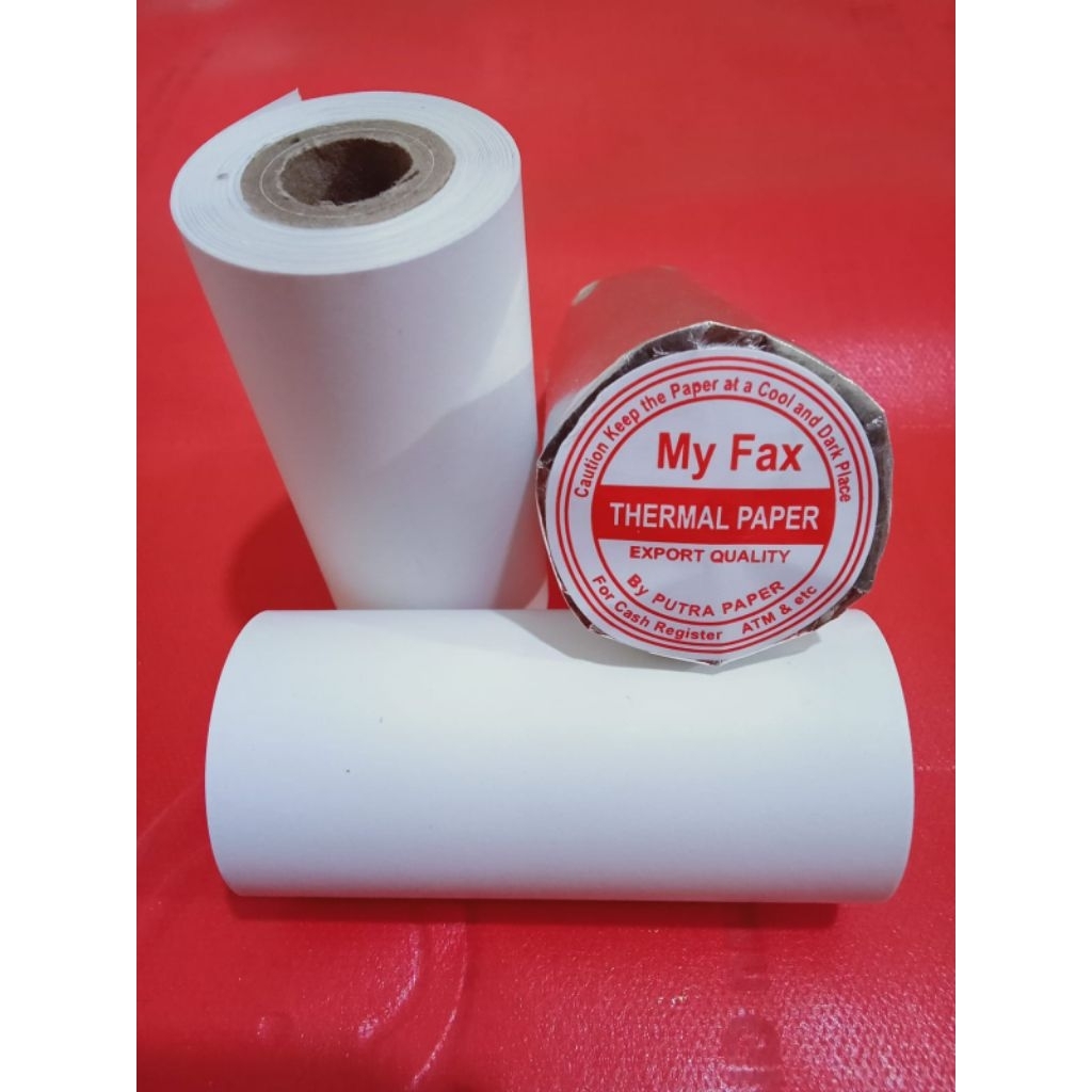 80X40MM THERMAL PAPER PACKAGE 10 ม้วนสําหรับ 80 BLUETOOTH THERMALT PRINTER