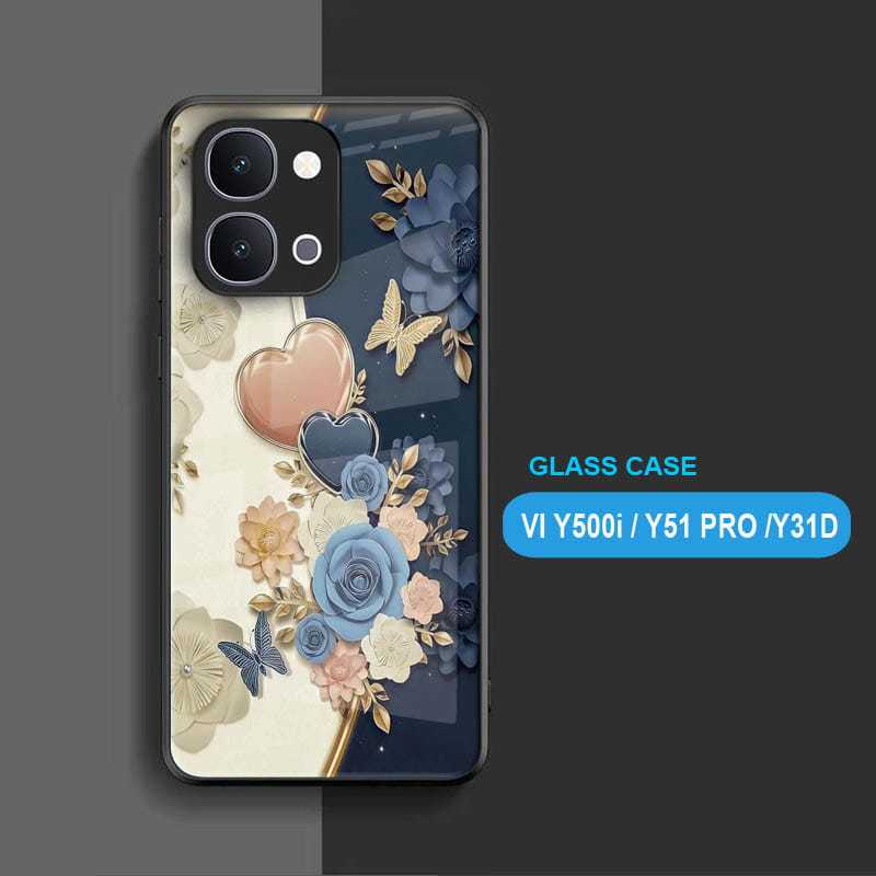 SoftCase Glass Glossy VIVO Y51 PRO Y500i Y31D Casing Hp VIVO Y51 PRO Y500i Y31D - N222