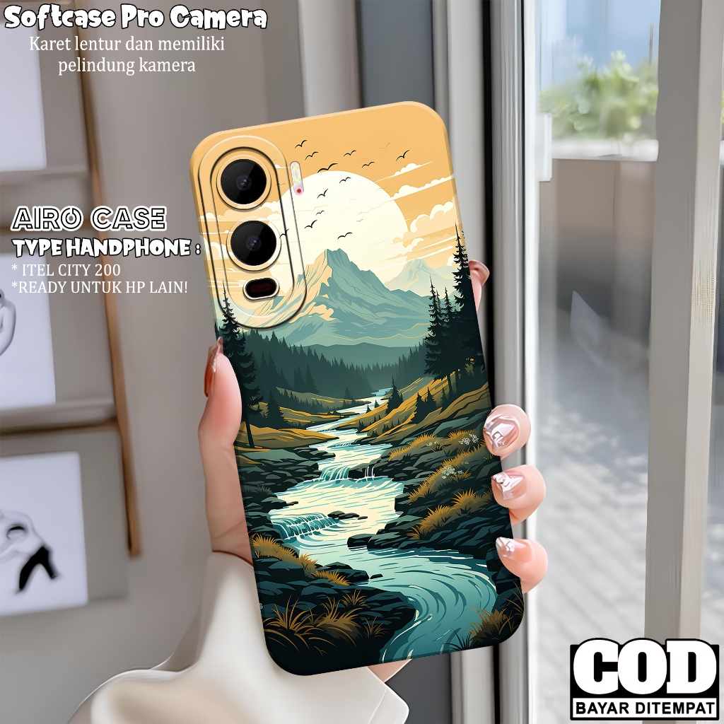 เคส HP ล่าสุด ITEL CITY 200 - เคส ITEL CITY 200 - เคส Moon Fashion - เคส ITEL CITY 200 - Pro Camera 